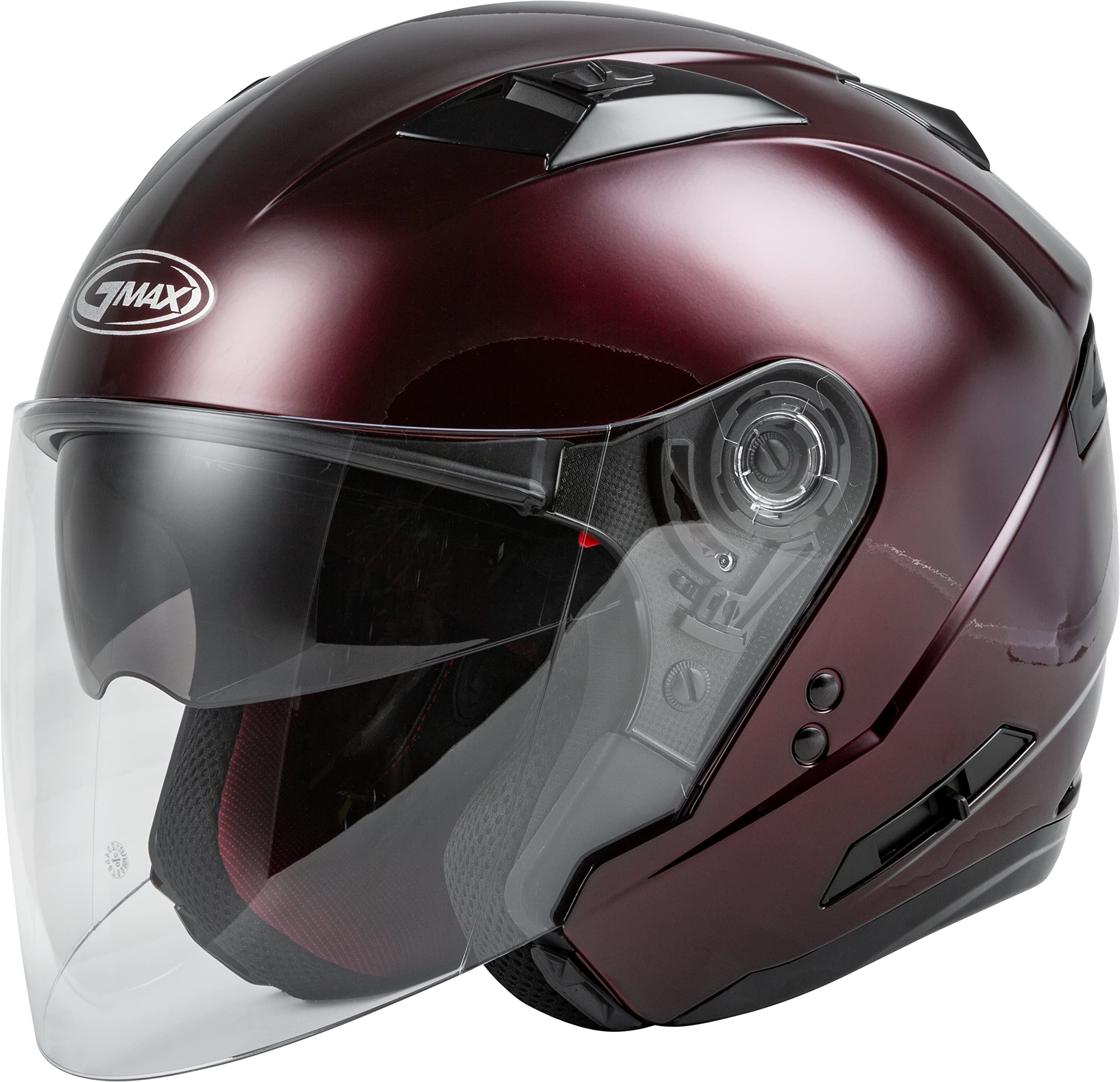 Amazon.com : GMAX OF-77 Open-Face DOT Approved Motorcycle Helmet